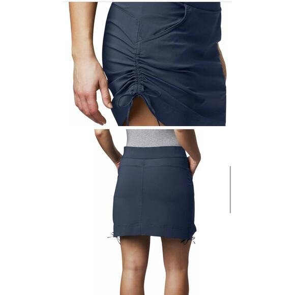 Columbia Women’s Casual Skort Navy Athletic 'Anytime' Size Medium - Picture 2 of 8